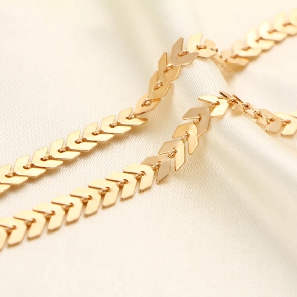 Choker necklace,18k gold plated - Picture 2 of 4